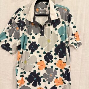 Floral Print Men's Shirt